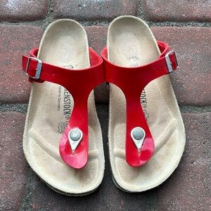 Red BIRKENSTOCKS